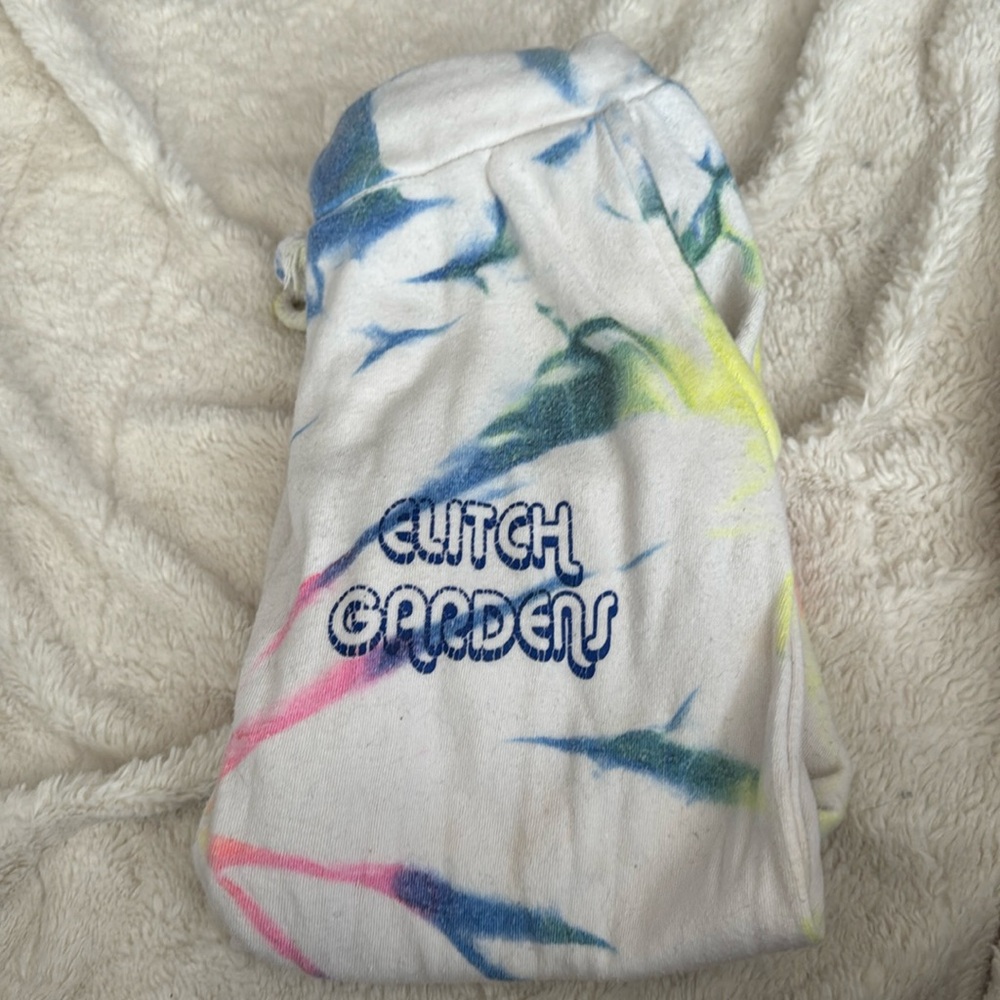Small pop surf tie dye sweat capri